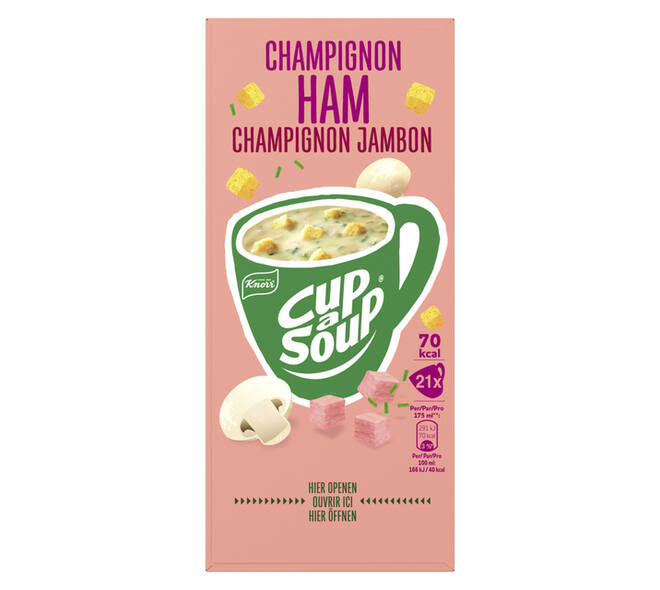 Cup-a-Soup Knorr champignon ham 21x175ml