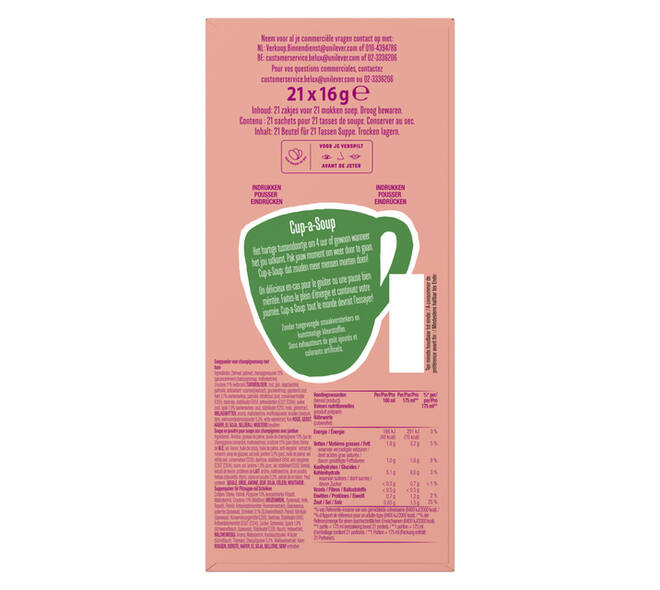 Cup-a-Soup Knorr champignon ham 21x175ml