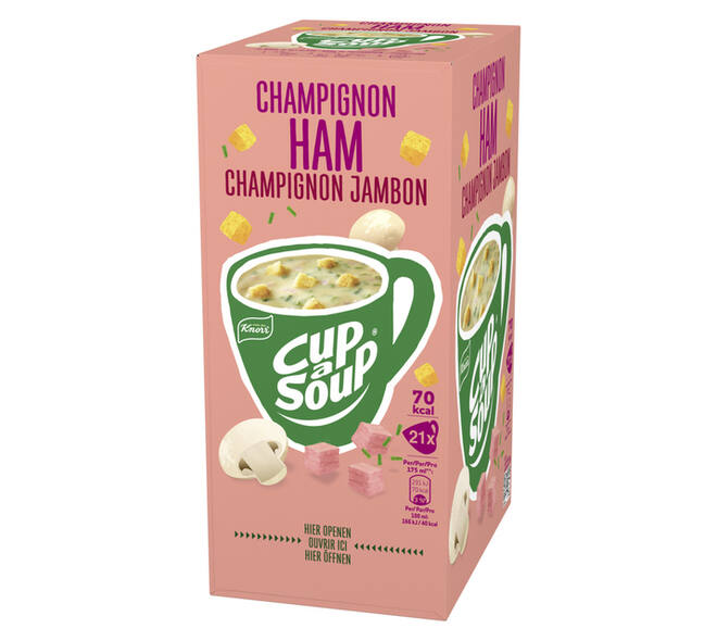 Cup-a-Soup Knorr champignon ham 21x175ml