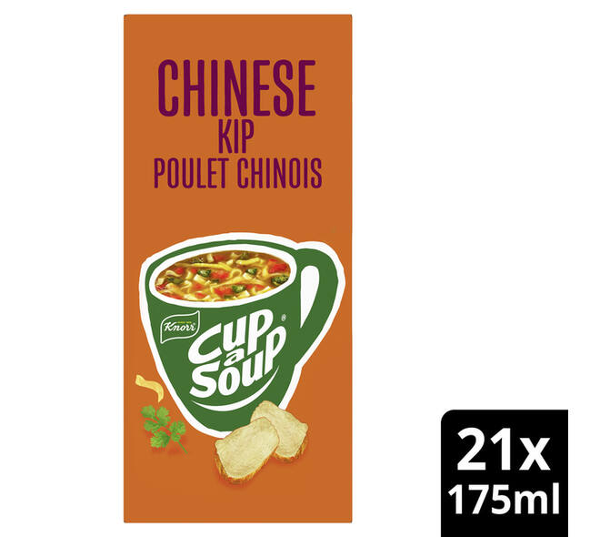 Cup-a-Soup Knorr Chinese kip 21x175ml