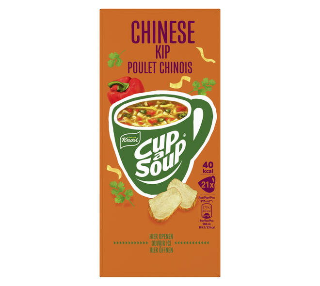 Cup-a-Soup Knorr Chinese kip 21x175ml