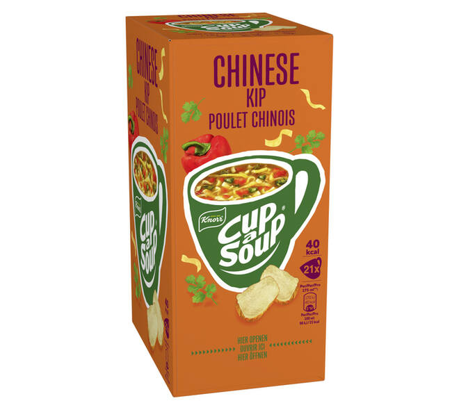 Cup-a-Soup Knorr Chinese kip 21x175ml