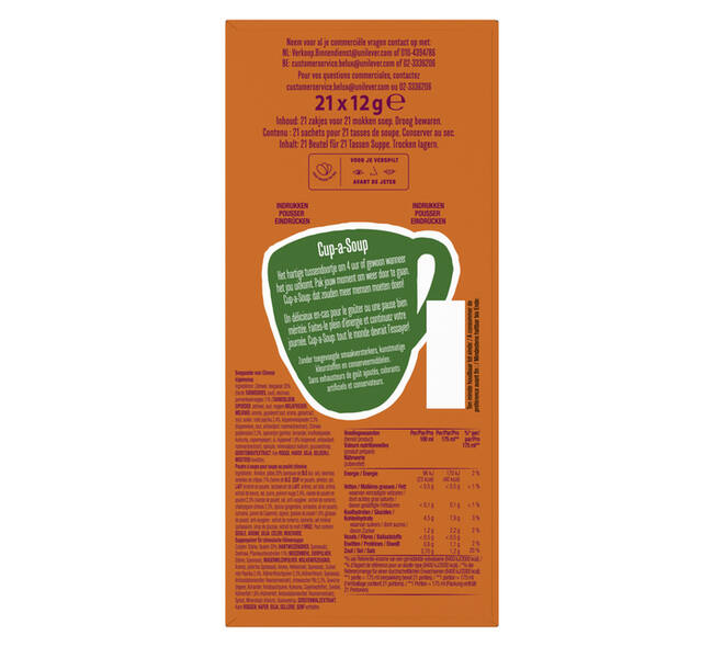Cup-a-Soup Knorr Chinese kip 21x175ml