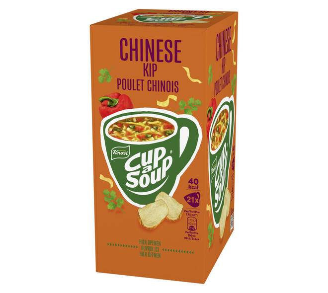 Cup-a-Soup Knorr Chinese kip 21x175ml