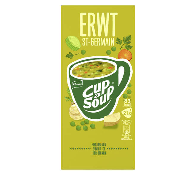 Cup-a-Soup Knorr erwtensoep 21x175ml