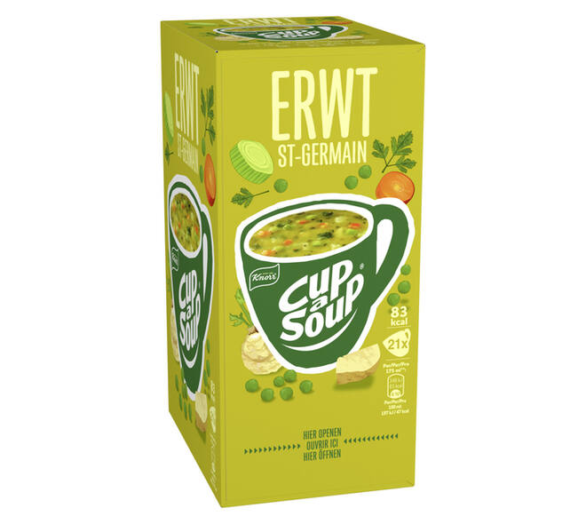 Cup-a-Soup Knorr erwtensoep 21x175ml