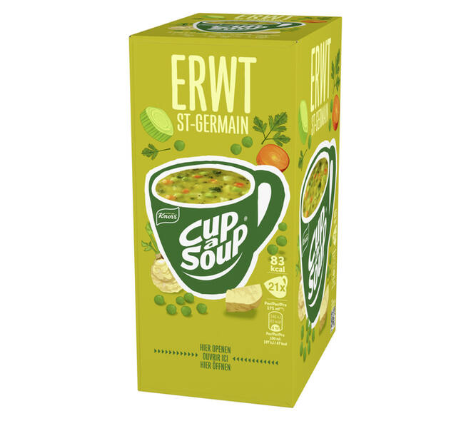 Cup-a-Soup Knorr erwtensoep 21x175ml