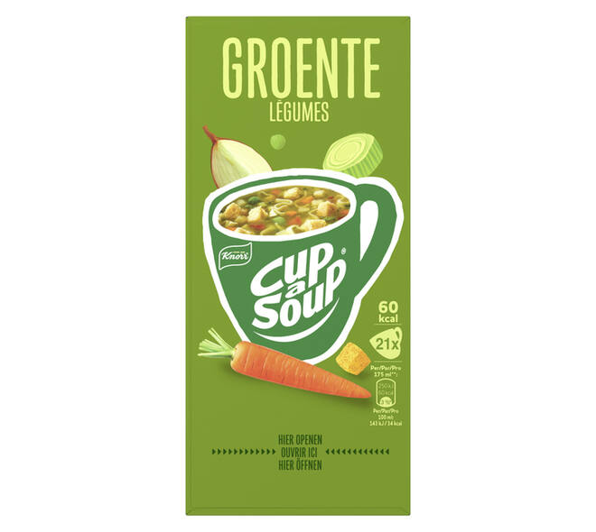 Cup-a-Soup Knorr groente 21x175ml
