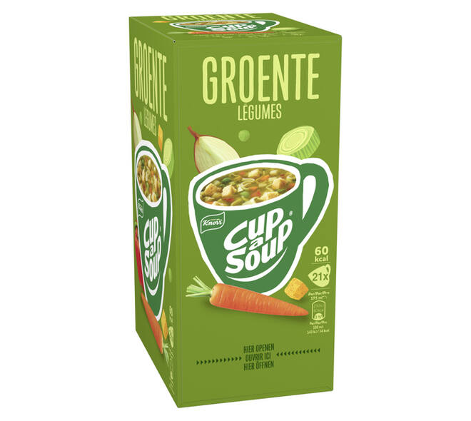 Cup-a-Soup Knorr groente 21x175ml