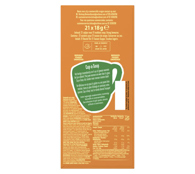 Cup-a-Soup Knorr koninginnensoep 21x175ml
