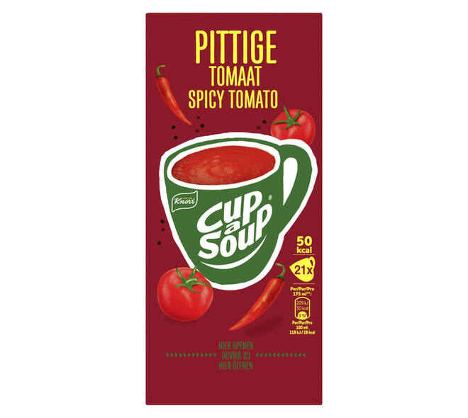Cup-a-Soup Knorr pittige tomaat 21x175ml