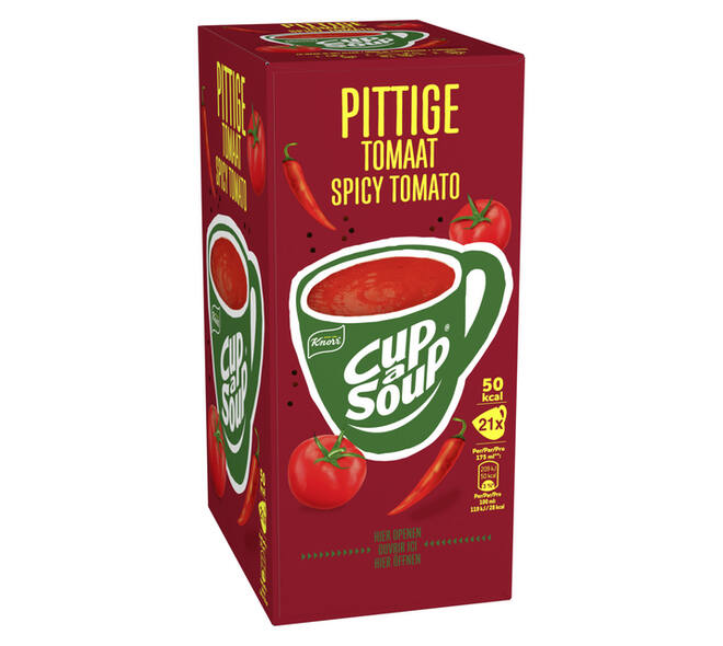 Cup-a-Soup Knorr pittige tomaat 21x175ml