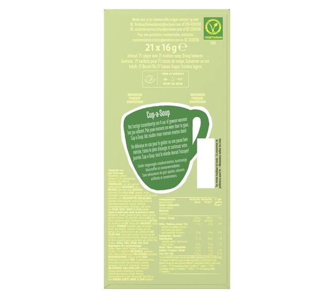 Cup-a-Soup Knorr prei-crème 21x175ml