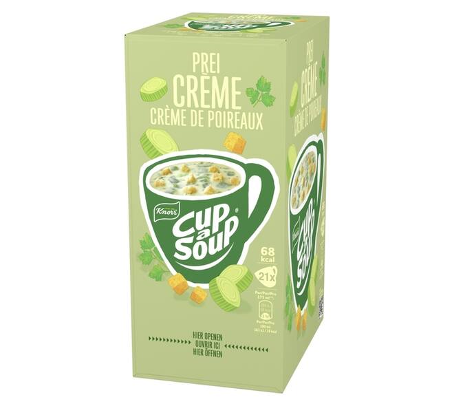 Cup-a-Soup Knorr prei-crème 21x175ml