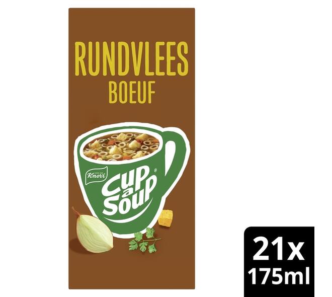 Cup-a-Soup Knorr rundvlees 21x175ml