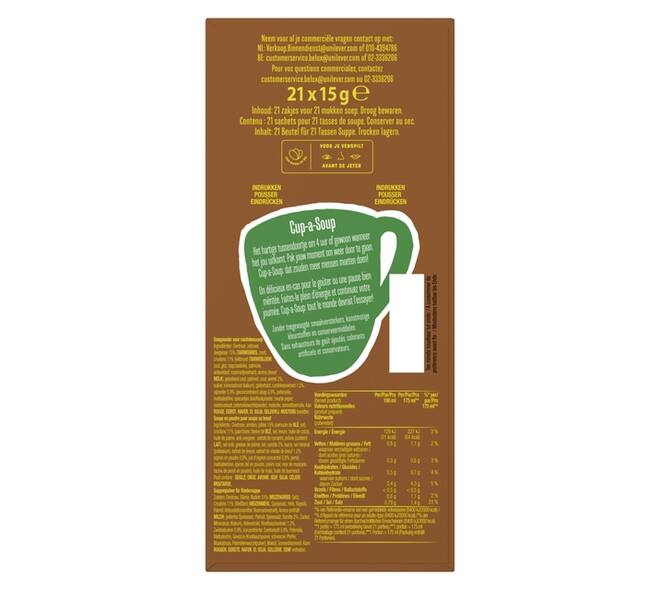 Cup-a-Soup Knorr rundvlees 21x175ml