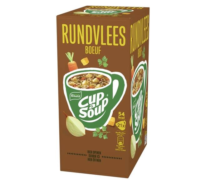 Cup-a-Soup Knorr rundvlees 21x175ml