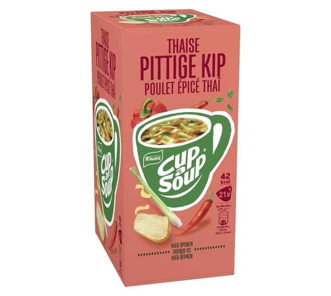 Cup-a-Soup Knorr Thaise pittige kip 21x175ml