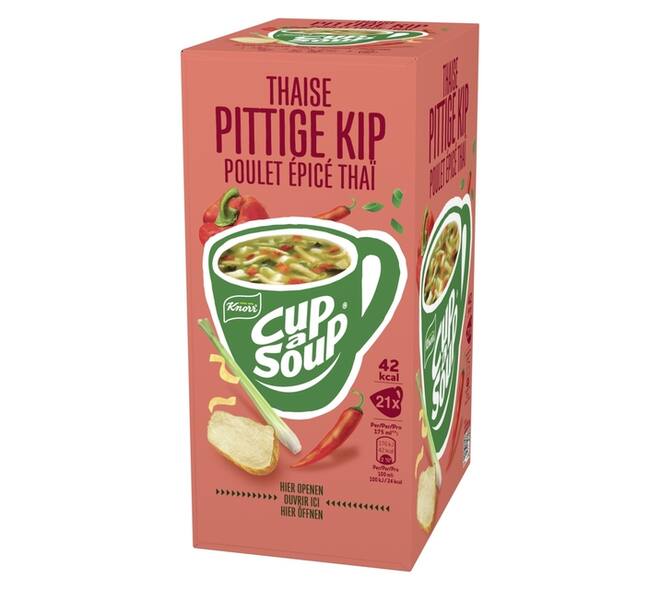 Cup-a-Soup Knorr Thaise pittige kip 21x175ml