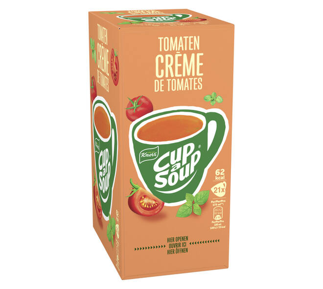 Cup-a-Soup Knorr tomaten crème 21x175ml