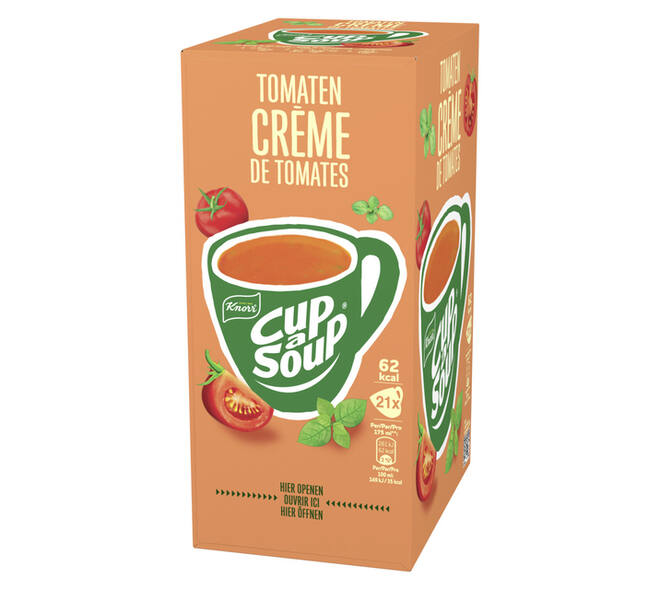 Cup-a-Soup Knorr tomaten crème 21x175ml