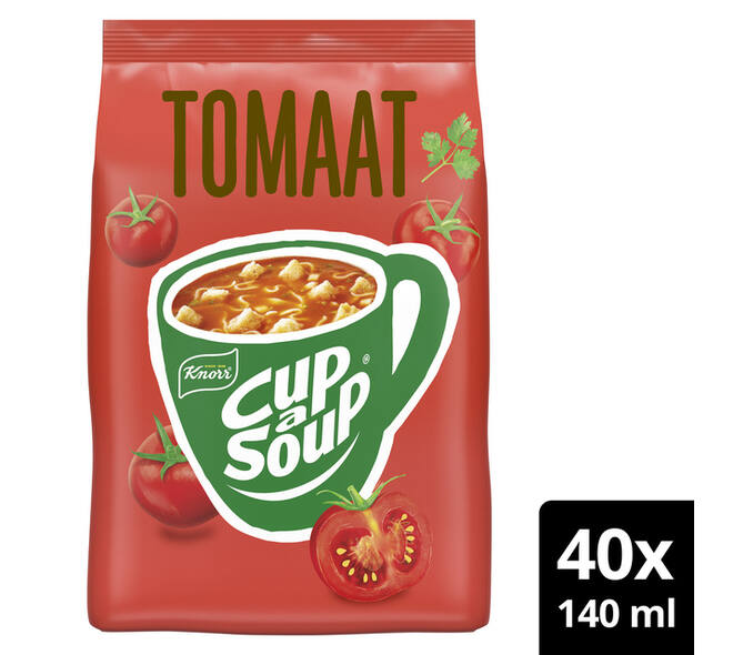 Cup-a-Soup Knorr machinezak tomaat 140ml