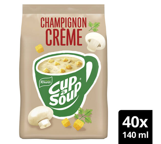 Cup-a-Soup Knorr machinezak champignon crème 140ml