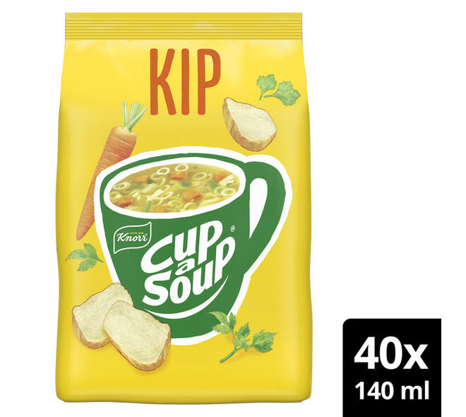 Cup-a-Soup Knorr machinezak kip 140ml