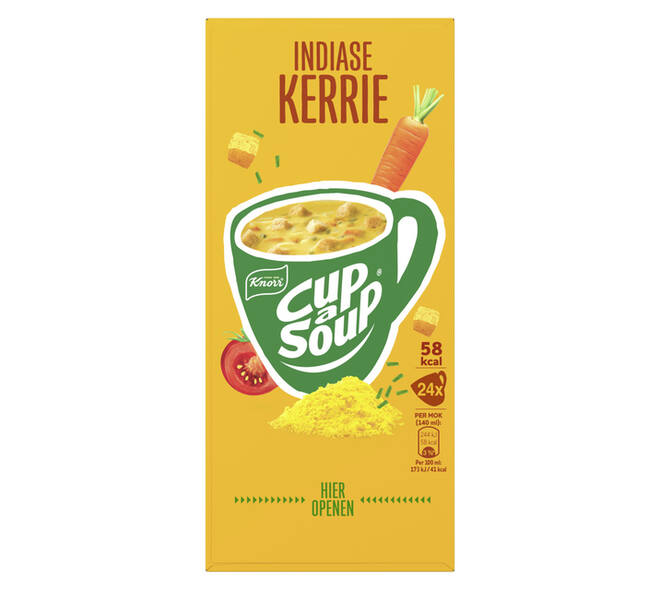 Cup-a-Soup Knorr Indiase kerrie 24x140ml