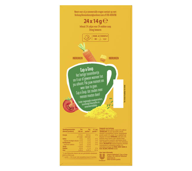Cup-a-Soup Knorr Indiase kerrie 24x140ml
