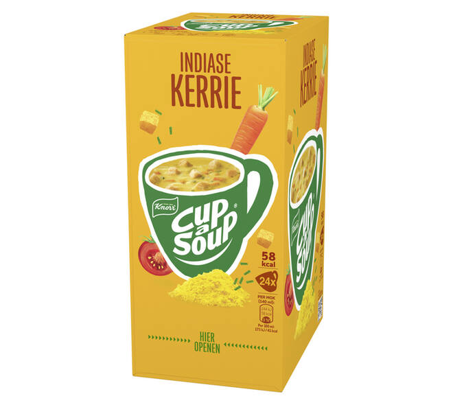Cup-a-Soup Knorr Indiase kerrie 24x140ml