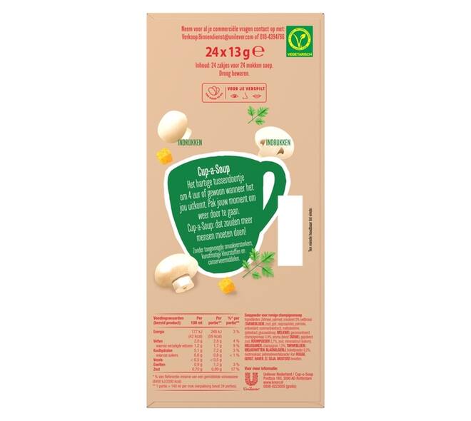 Cup-a-Soup Knorr champignon crème 24x140ml