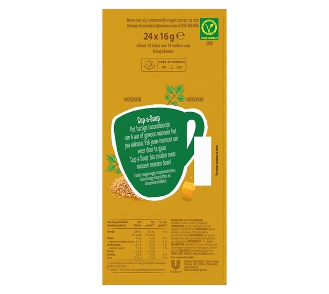 Cup-a-Soup Knorr mosterd 24x140ml