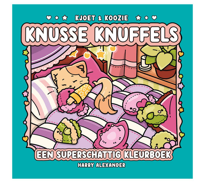 Kleurboek MUS Kjoet & Koozie Knusse knuffels
