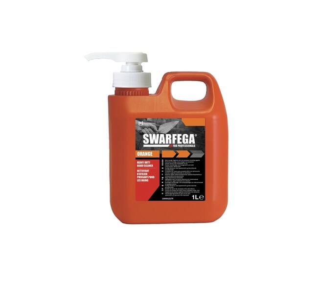 Handreiniger SCJ Swarfega Orange 1 liter met pomp