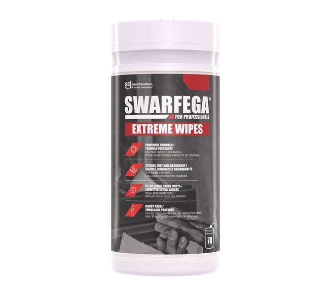 Handreinigingsdoek SCJ Swarfega Extreme Wipes 70 vel