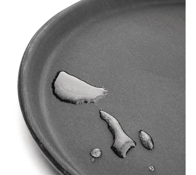 Dienblad Olympia Kristallon antislip rond Ø40.6cm PP zwart