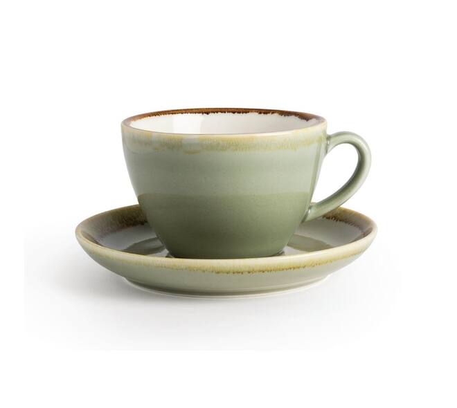 Cappuccinoschotel Olympia Kiln Ø16cm 6 stuks mosgroen