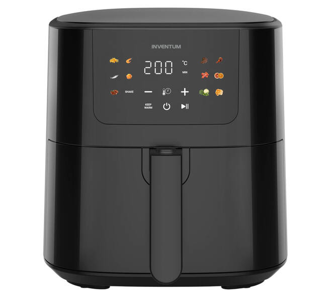 Airfryer Inventum 5 liter 1500watt zwart