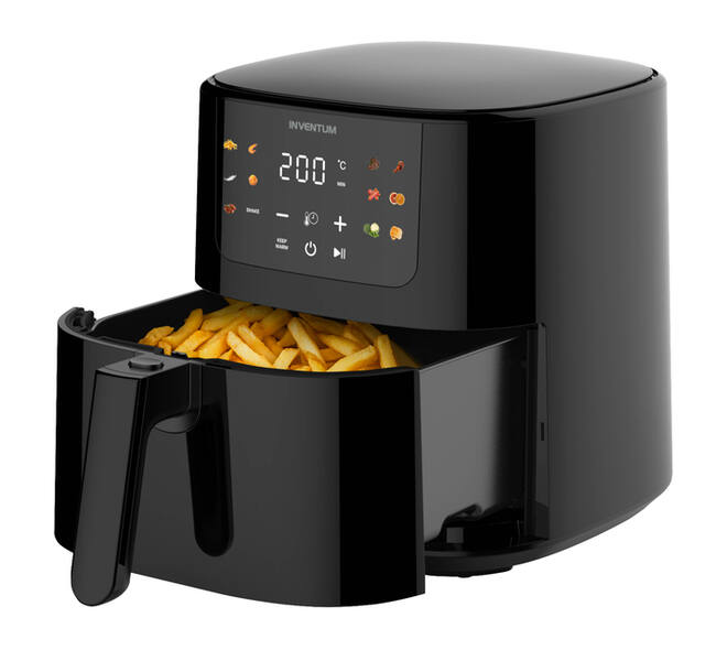 Airfryer Inventum 5 liter 1500watt zwart