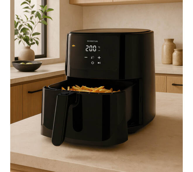 Airfryer Inventum 5 liter 1500watt zwart