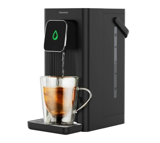 Heetwaterdispenser Tomado 2,5 liter 2200watt zwart