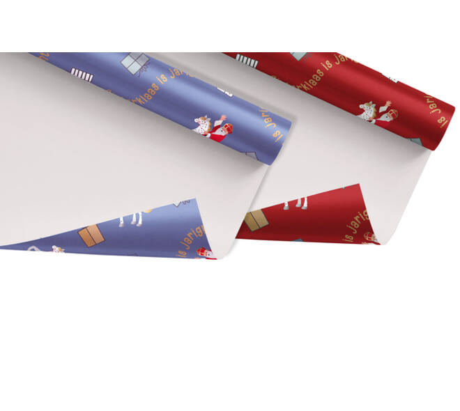 Inpakpapier Sint en Co 200x70cm assorti
