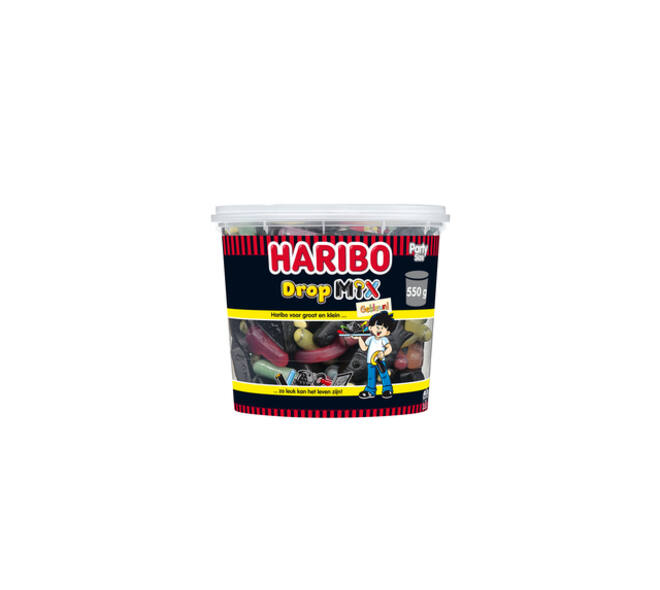 Drop Haribo mix gekleurd 550gr