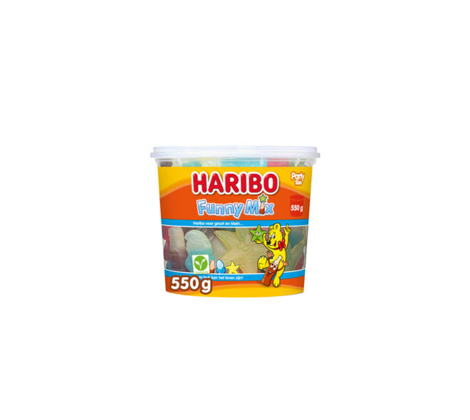 Snoep Haribo Funny Mix 550gr