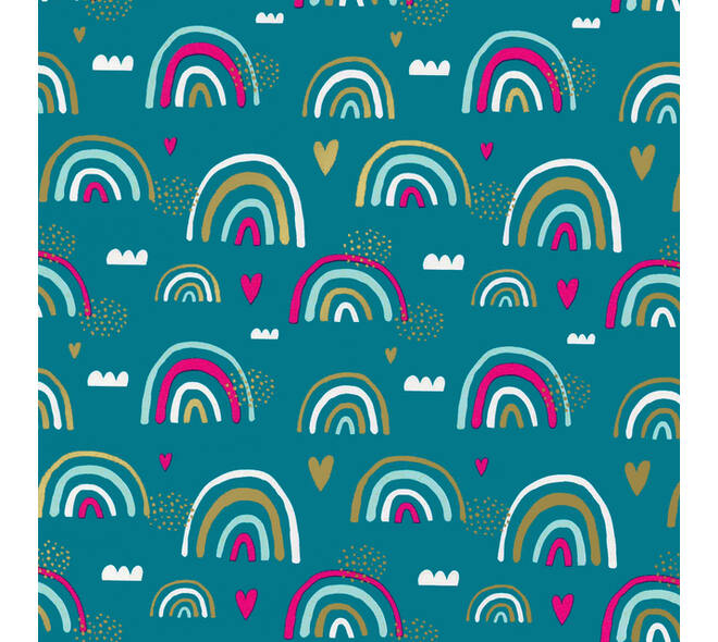 Inpakpapier Rotolux Rosie 200x70cm assorti