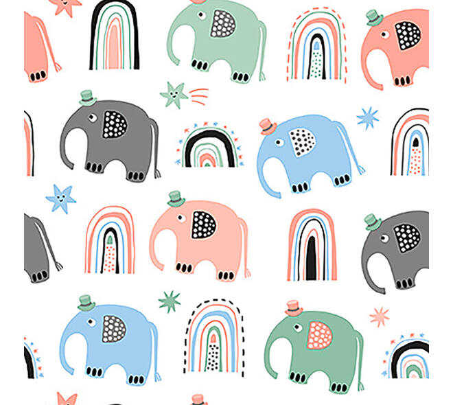 Inpakpapier Rotolux Rosie 200x70cm assorti