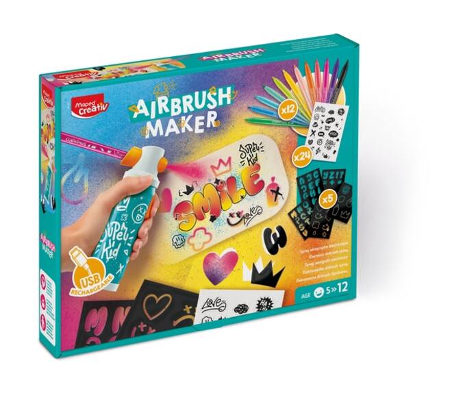 Airbrush Maker Maped Creativ set à 27 delen