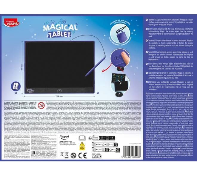 Tekentablet Maped Creativ Magical Tablet XXL paars