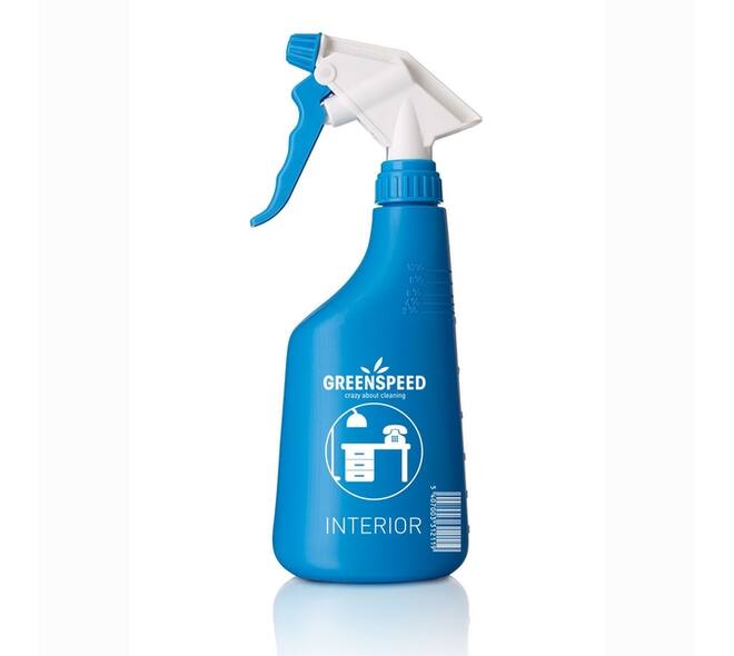 Sprayflacon Greenspeed interieur 650ml leeg blauw